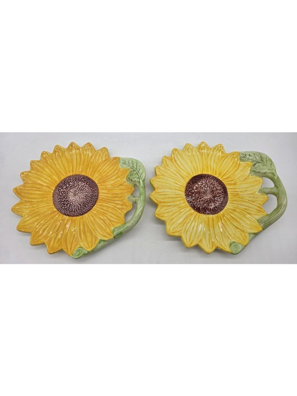 Seymour Mann Inc MCMXCI Yellow Sunflower Vintage Plate Hand Painted
